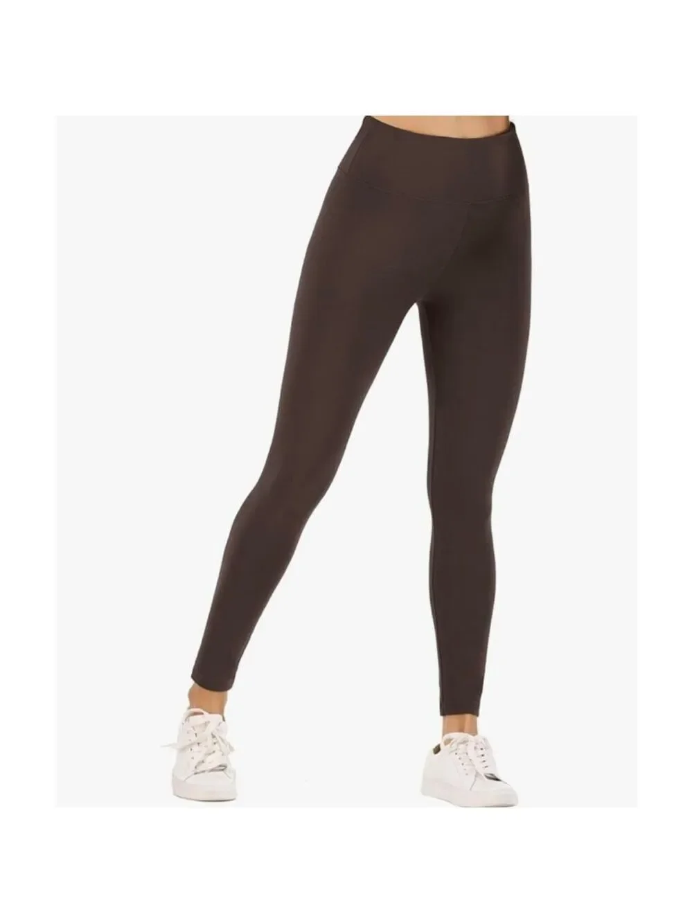 Women's Heathyoga Leggings, Size Large Black